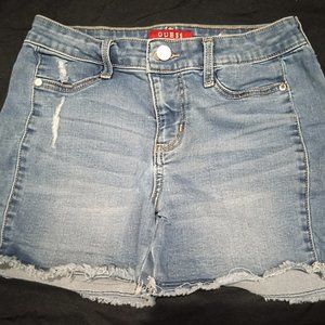 Blue jean shorts